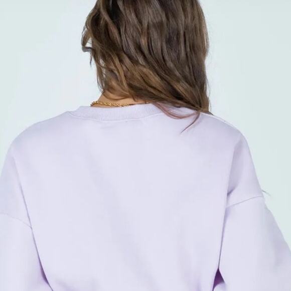 Princess Polly Yacht Club Purple Sweatshirt size 4 - Picture 3 of 8